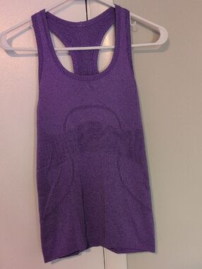 Lululemon Purple Racerback Seamless Tank Top